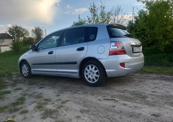 Honda Civic cena 7300 przebieg: 271000, rok produkcji 2004 z Sopot małe 631